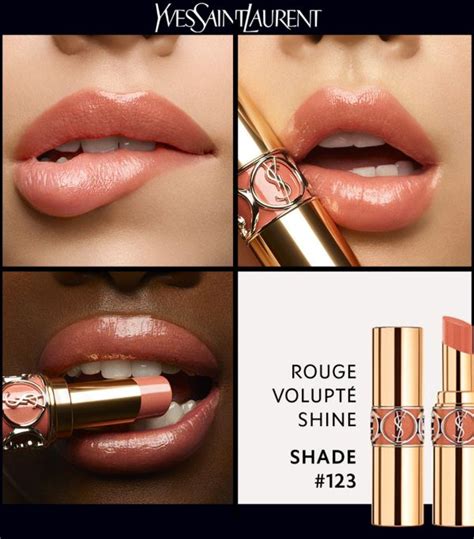 lipstick rouge volupte ysl|ysl rouge volupte shine 44.